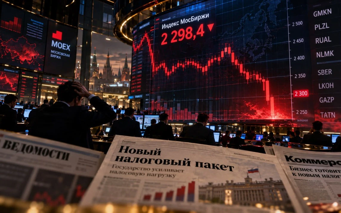 🏦 Индекс Мосбиржи $IMOEX на прошлой неделе пробил отметку 2300 пунктов и не смог вернуться. К закрытию - изображение
