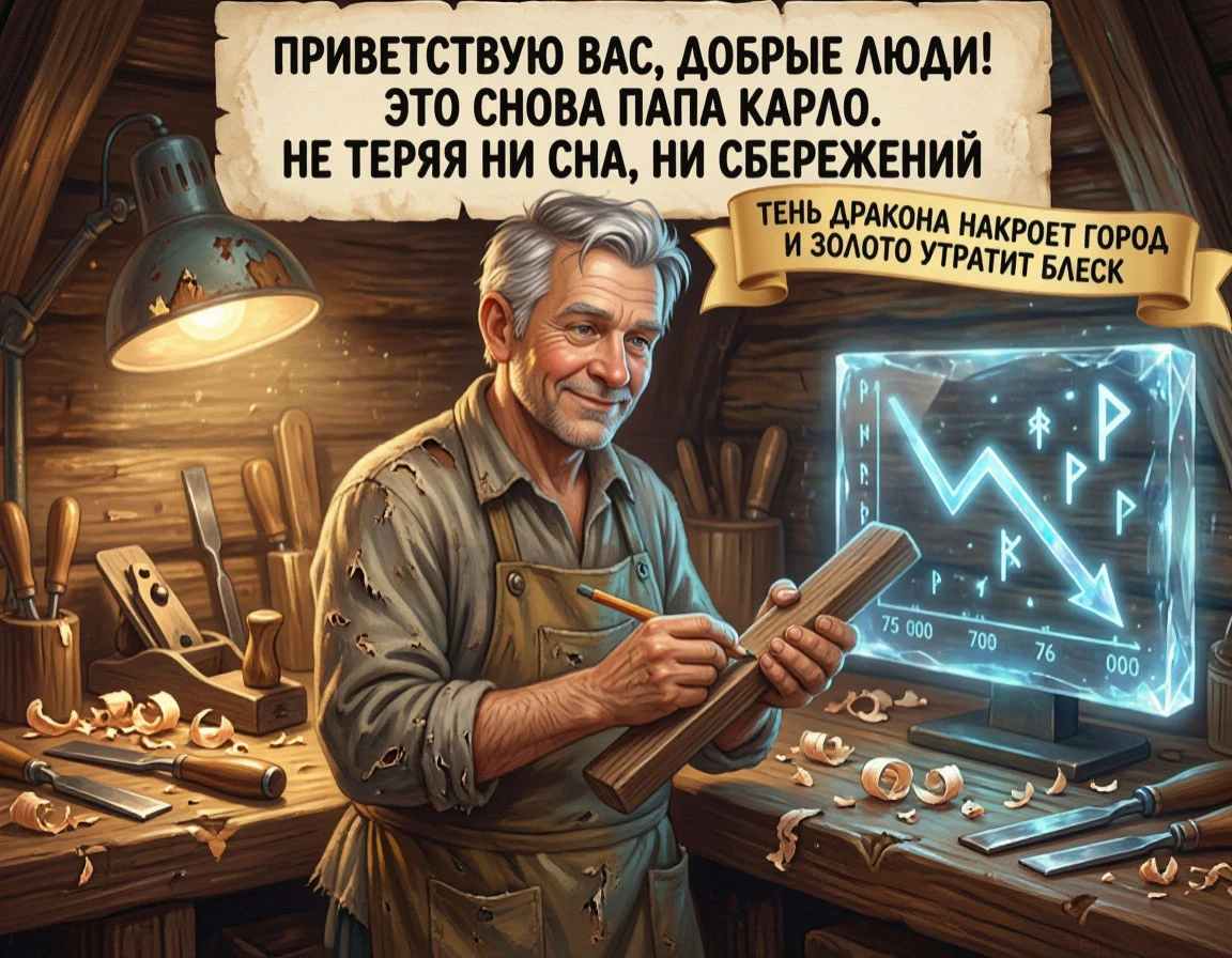 «Сказка от Попа Карло: как не перепутать временную тень дракона с вечной ночью — и сберечь свои сокровища» - изображение