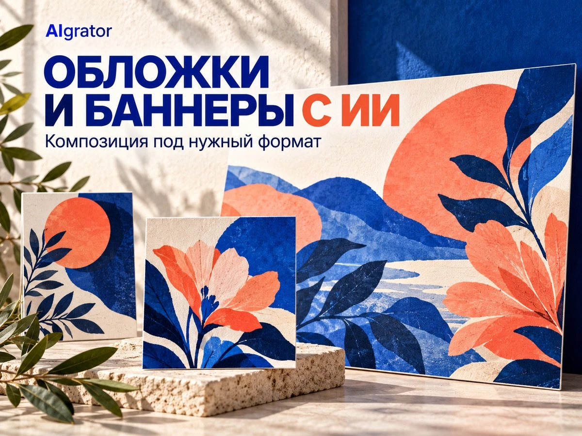 Обложка должна оставаться понятной в ленте, баннер выдерживать обрезку, а слайд помогать читать основную мысль. - изображение