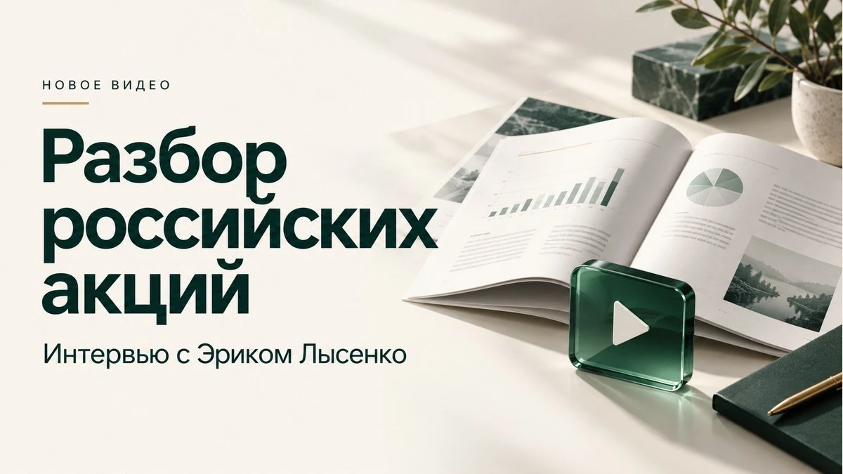 Российские акции - разбор с Эриком Лысенко В новом интервью с Эриком Лысенко разбираем акции российских - изображение