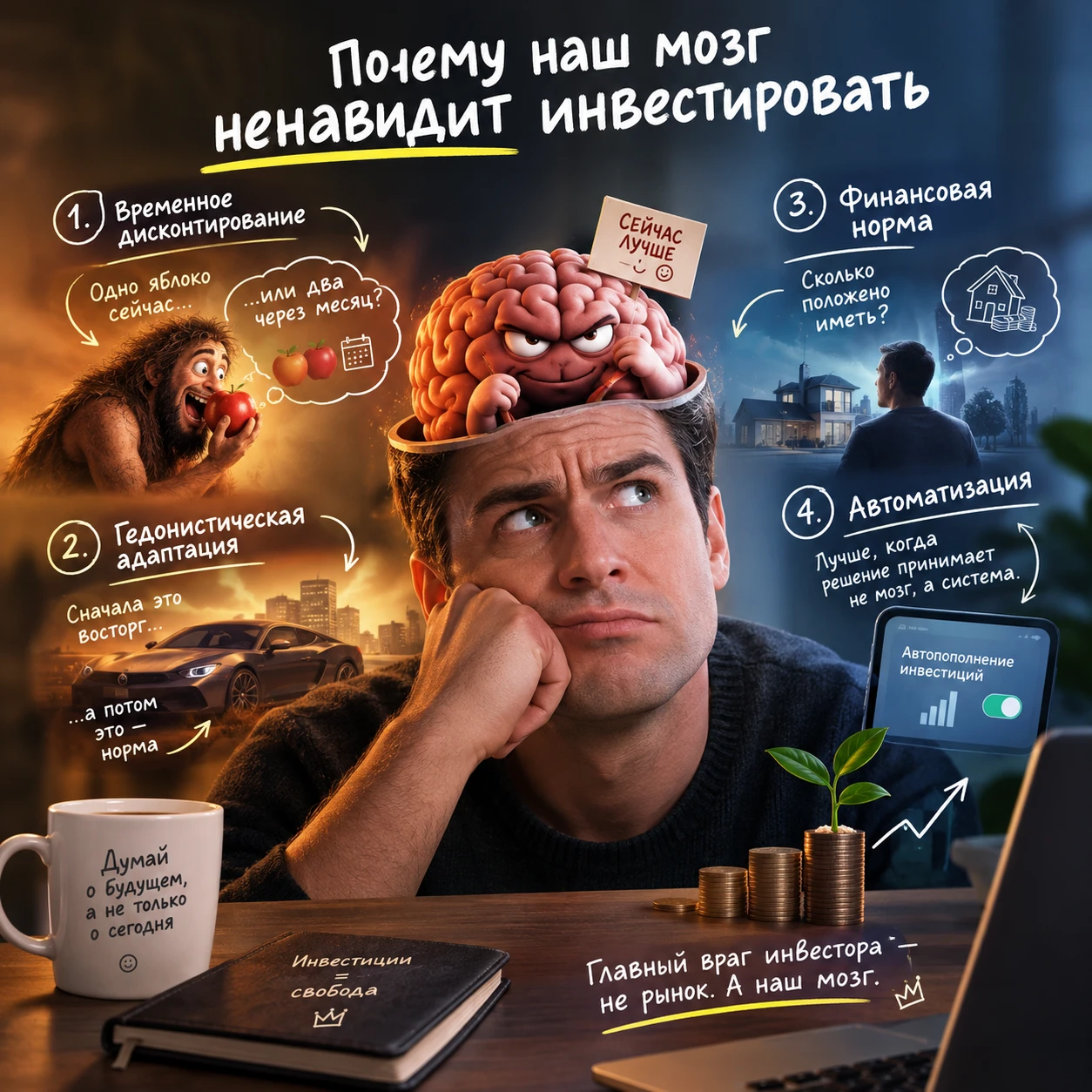 Я давно заметил странную вещь: большинство людей уверены, что главная проблема инвестирования - недостаток - изображение