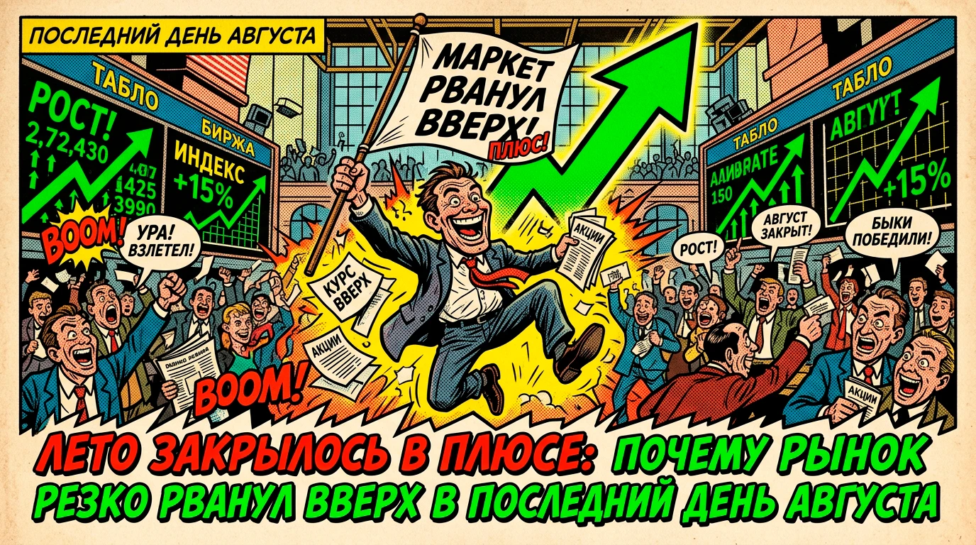 Последний торговый день лета 2026 года подарил инвесторам настоящий праздник. Индекс МосБиржи закрыл август - изображение