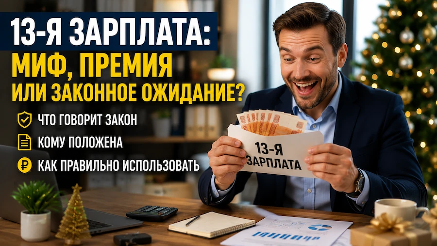 У 13-й зарплаты в России удивительная репутация. Её ждут как почти обязательный подарок к концу года, хотя закон - изображение