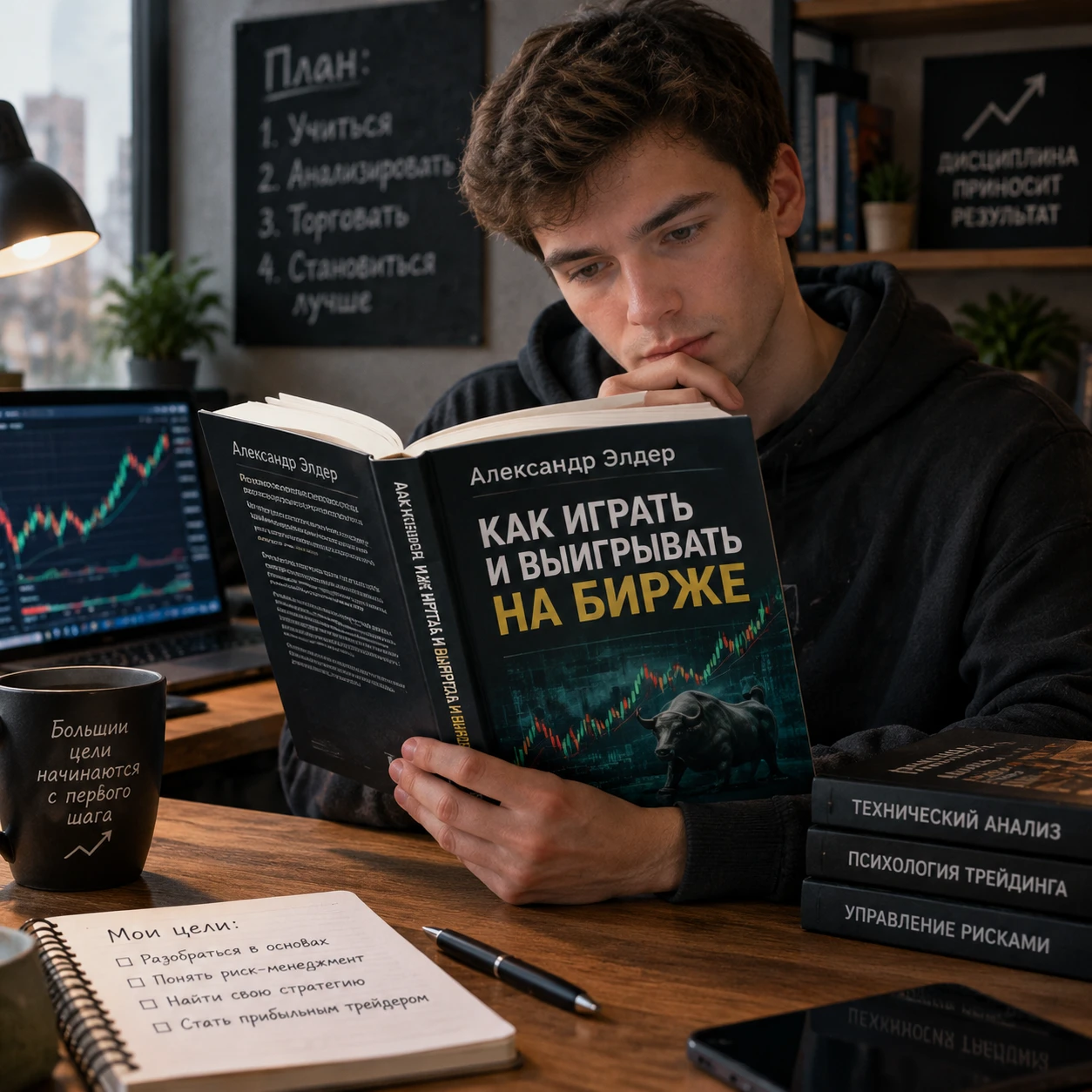 Прочитал, точнее прослушал книгу Александра Элдера “Как играть и выигрывать на бирже”. Впечатления двойственные - изображение