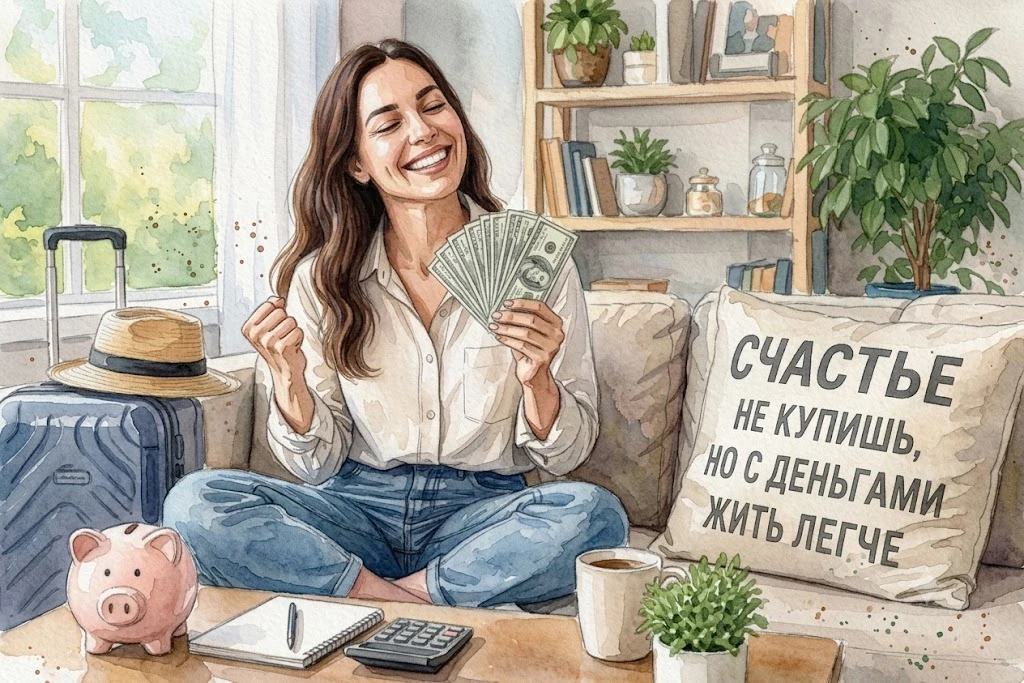 «Счастье невозможно купить за деньги». Знакомая фраза, правда? Мы часто слышим её как истину в последней - изображение