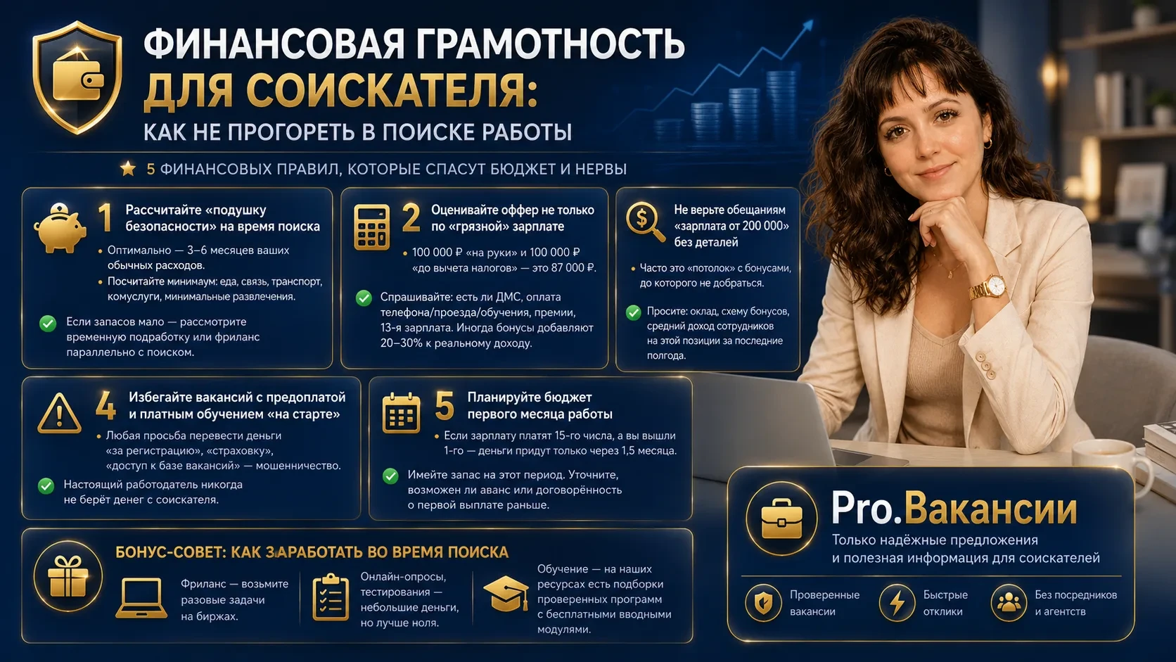 Пока вы ищете работу, деньги имеют свойство заканчиваться. А когда оффер приходит, легко ошибиться в оценке - изображение