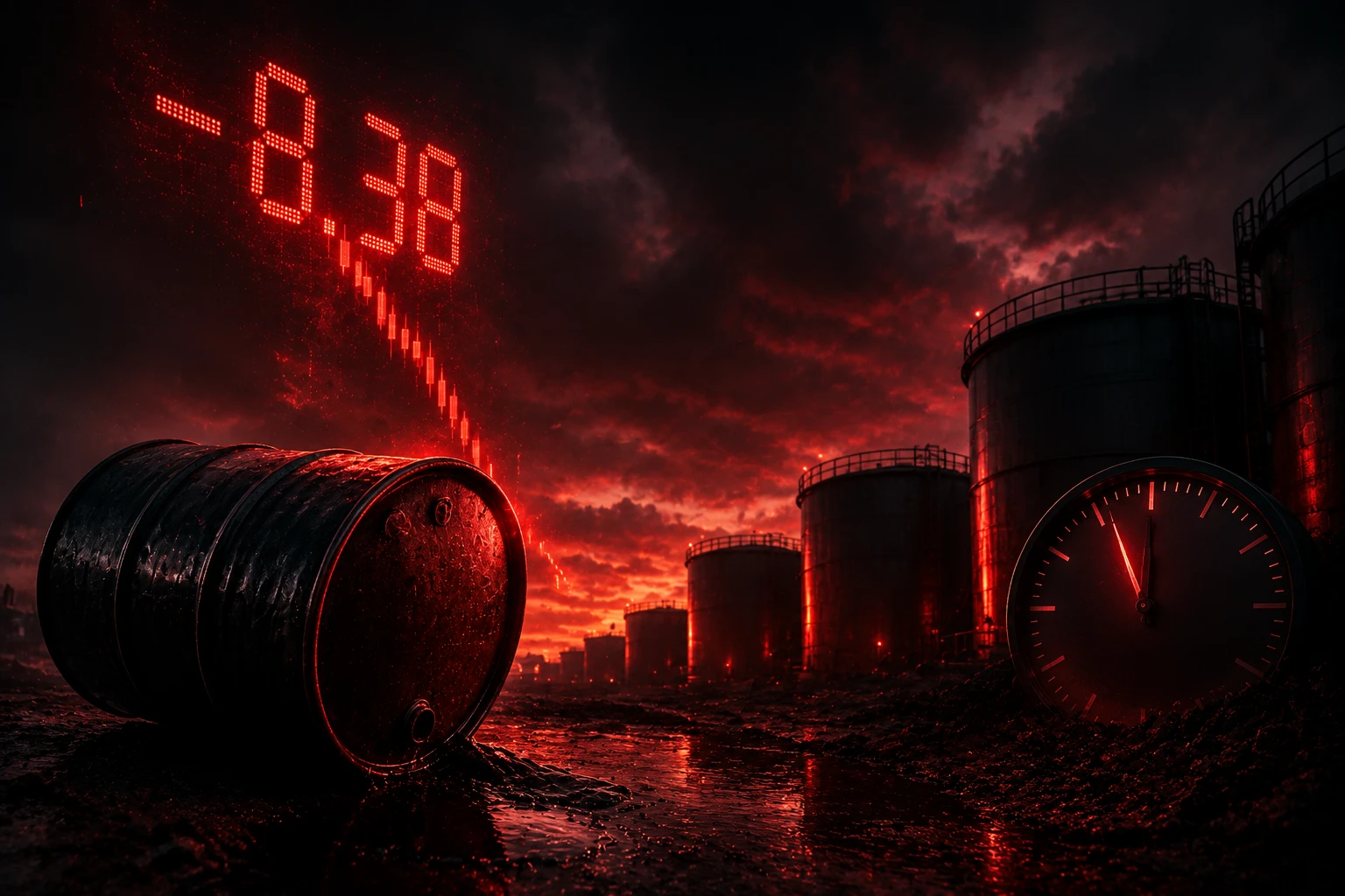 20 апреля 2020 года держатели фьючерса на нефть WTI узнали цену беспечности: за день до экспирации баррель стоил - изображение