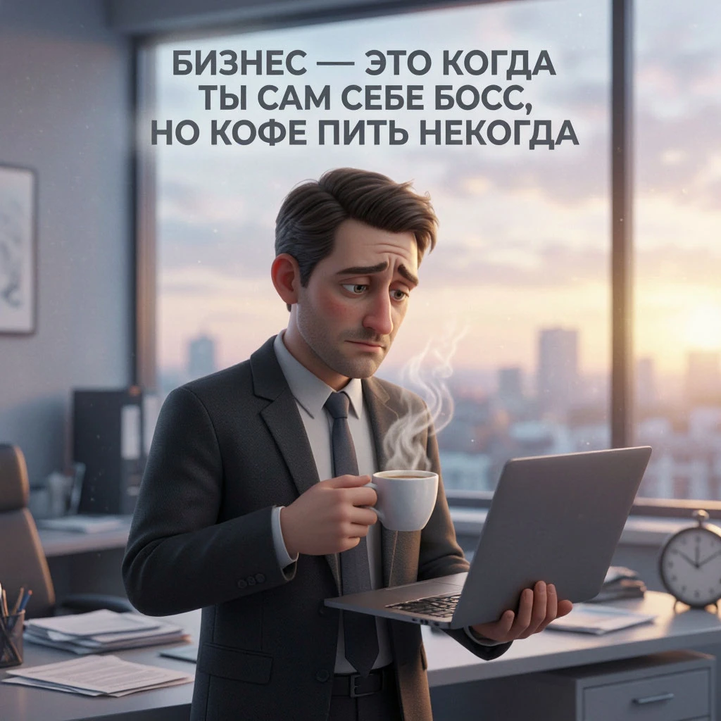 Знаешь, в чём главная ложь про предпринимательство? Нам показывают картинку: человек сидит на пляже, ноутбук на - изображение