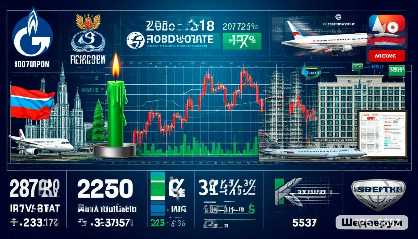 #Базарразбор 18 сентября индекс МосБиржи прибавил 1,3% (2278,16 пункта), РТС — 1,68% (852,37 пункта). Лидерами - изображение