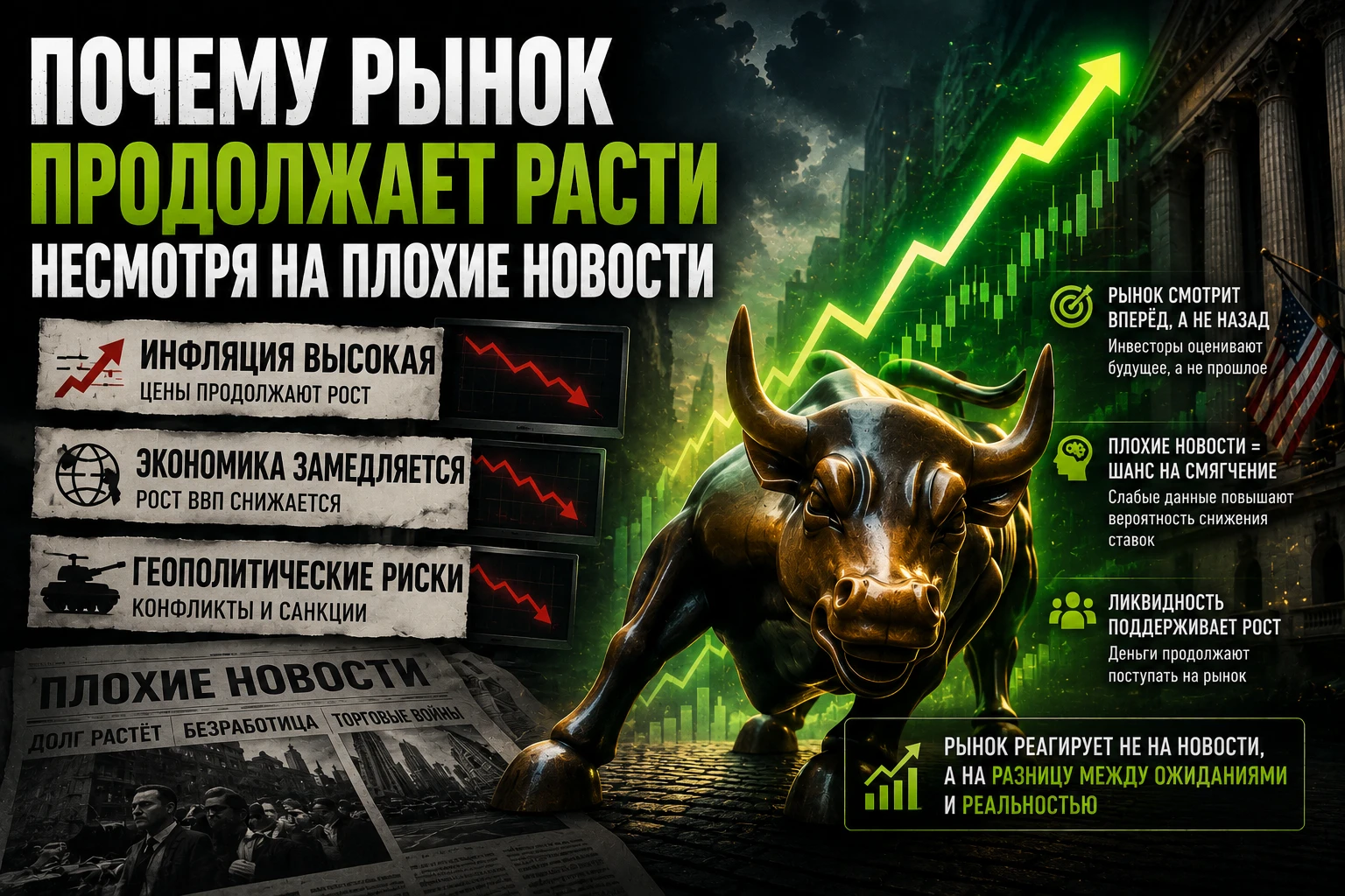 Инфляция остаётся высокой. Геополитические конфликты не заканчиваются. Свободу слова буквально выхватывают из - изображение