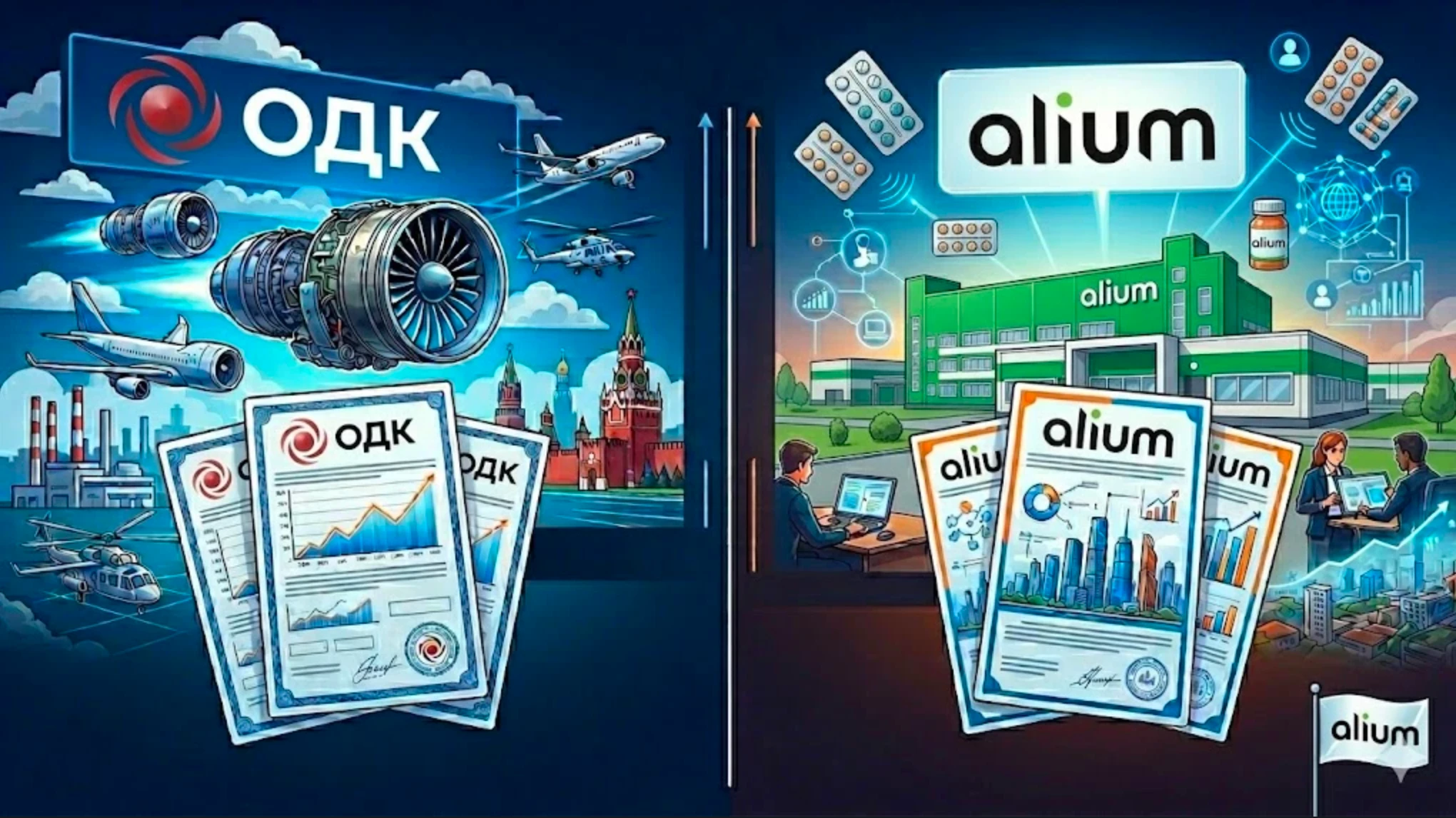 🟢 ОДК 1Р3 и 1Р4. Фикс и флоатер от госкомпании двигателестроителей. Для справки: Объединённая - изображение