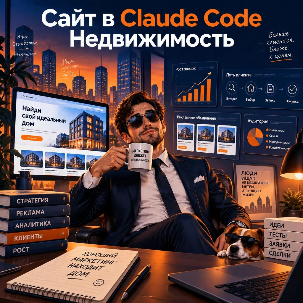 ПРОМПТ: - Ты — Senior Frontend-разработчик и эксперт по конверсионному маркетингу (CRO) в сфере элитной и - изображение