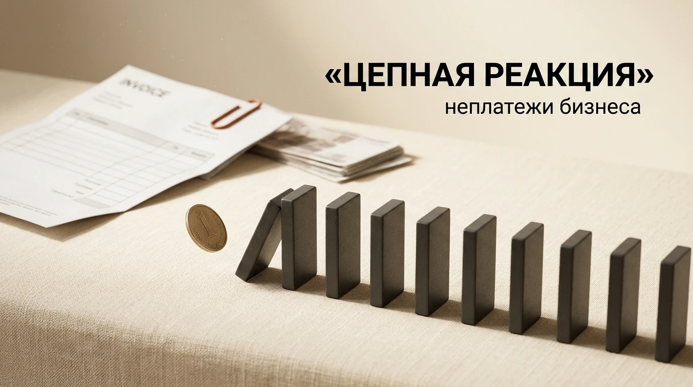 Вам не заплатили вовремя? Вы уже звено цепочки, которая может рухнуть Я разбираю новости о бизнесе, долгах и - изображение