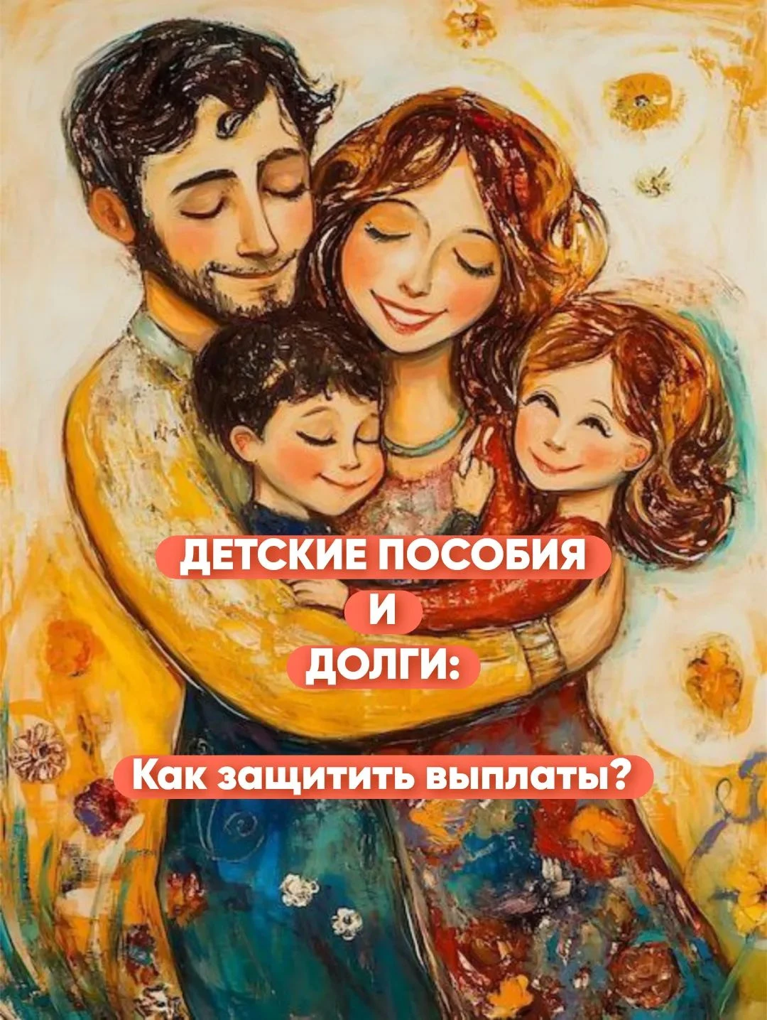 Ваши дети под защитой! 🛡️ Сохраняем детские пособия и алименты от списания + избавляемся от долгов! Потеря - изображение