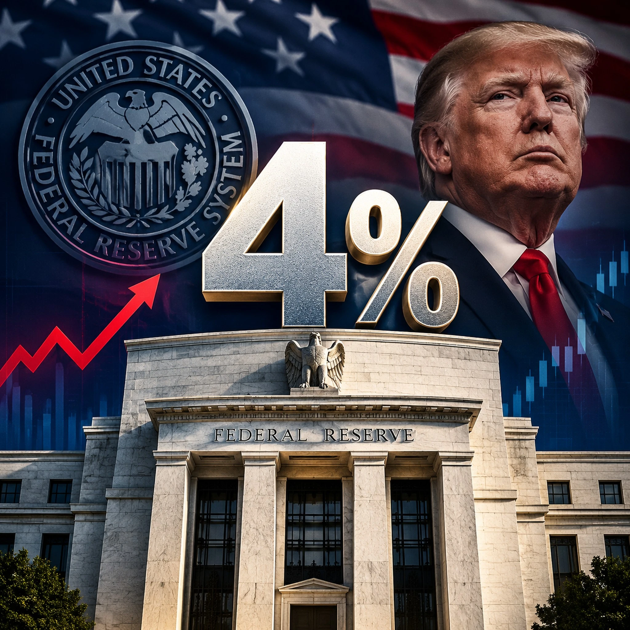 💢ФРС США сохранила ключевую ставку на уровне 4% — вопреки давлению Трампа и сохранила текущий параметр - изображение