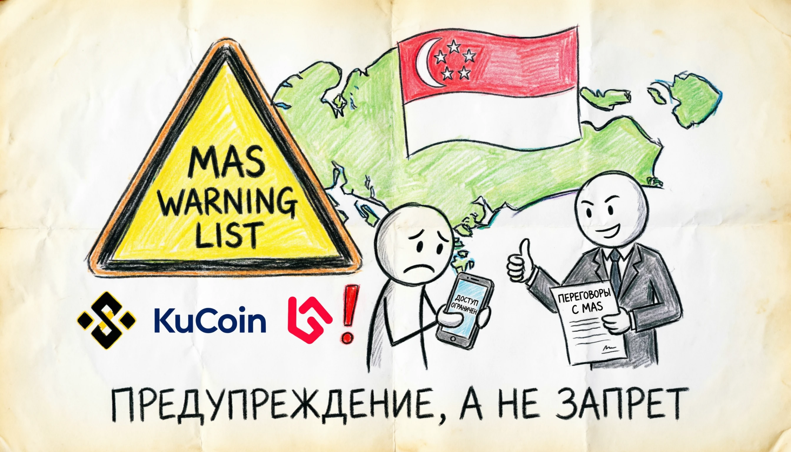 👋 Криптобиржа Bybit оказалась в предупредительном списке Валютного управления Сингапура (MAS). Это не - изображение
