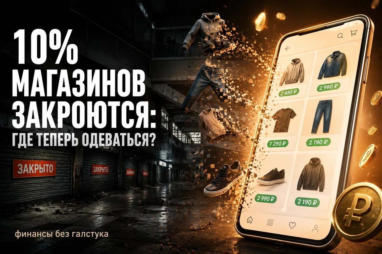Глава Союза торговых центров Булат Шакиров дал прогноз, от которого стынет кровь: до конца года в России - изображение