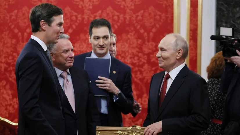 Встреча президента РФ Владимира Путина со спецпосланниками из США была предельно откровенной, доверительной и - изображение