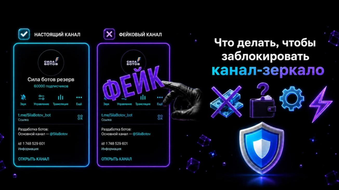 Обычно админ узнает о проблеме, когда читатели присылают ссылки на полную копию его канала — так называемое - изображение