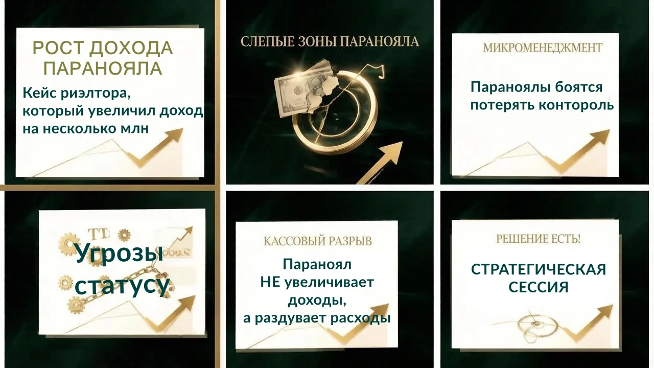 Риэлтор увеличил доход на несколько миллионов — мечта сбылась. Но на этом этапе роста параноялы часто теряют - изображение