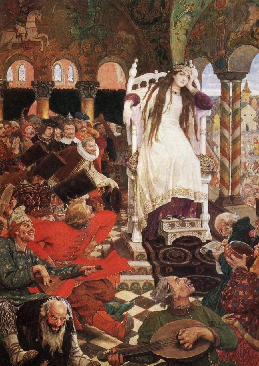 Что Виктор Васнецов спрятал в «Царевне-Несмеяне» и почему эта картина говорит о грехе и благодати? Мне всегда - изображение