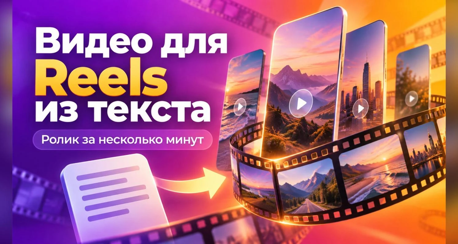 Ещё недавно ролик на несколько секунд требовал съёмки, света и монтажа. Теперь собирается по описанию: вы - изображение