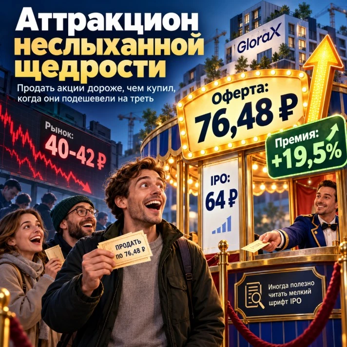 Иногда на фондовом рынке случаются удивительные истории. Например, можно купить акции на IPO, дождаться, пока - изображение