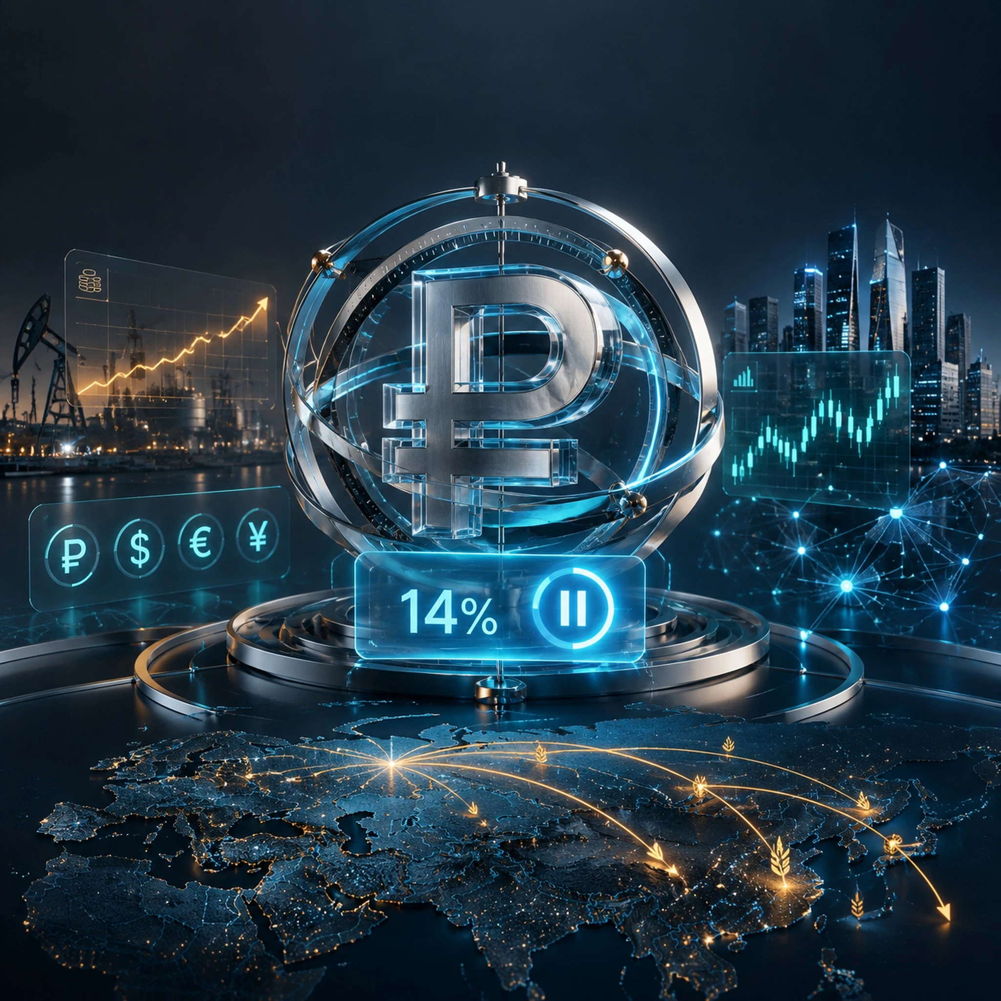 🔑 Инфляция и ключевая ставка: пауза, которая много значит. Годовая инфляция в России ускорилась до 7,22% — это - изображение
