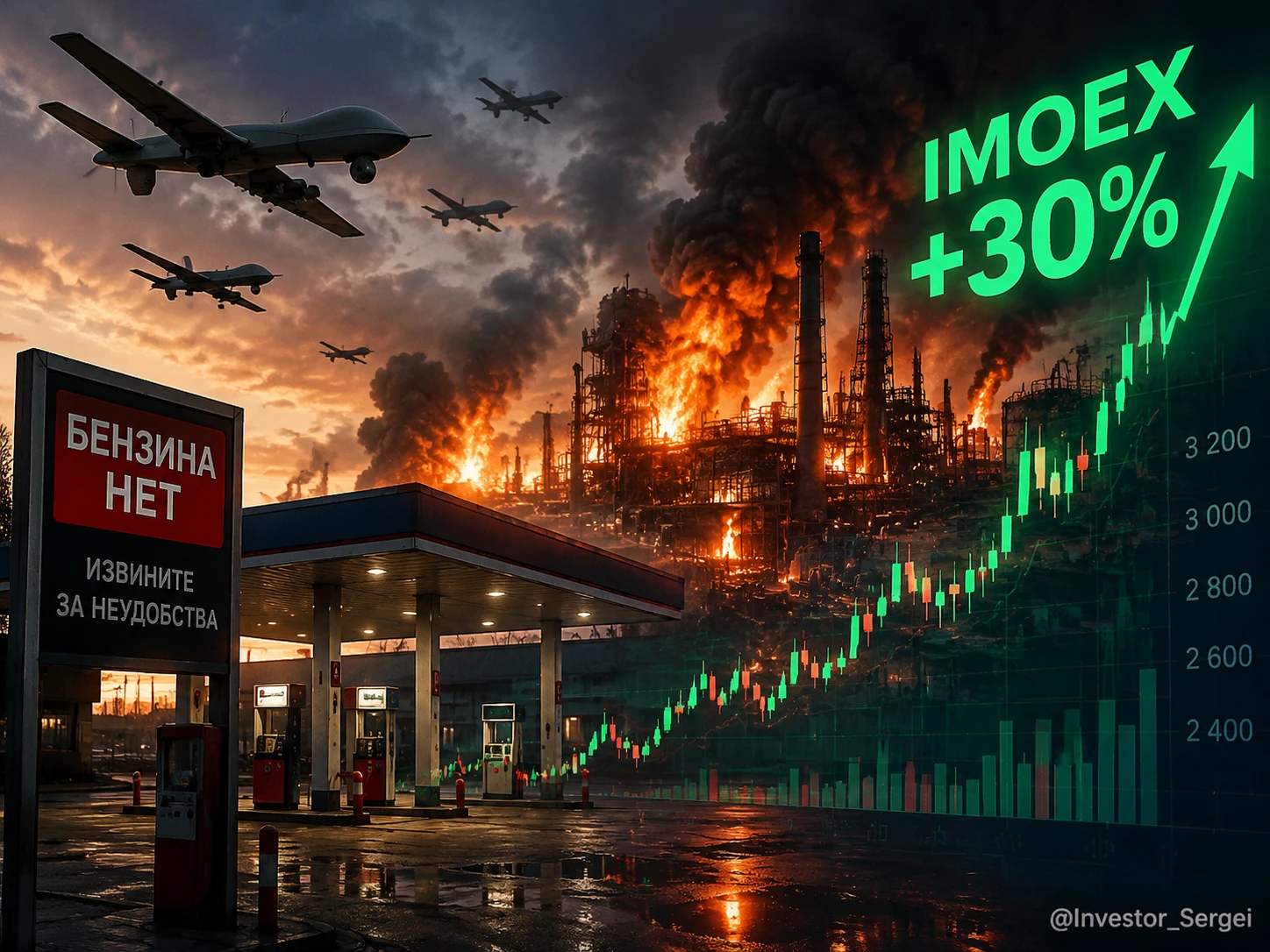 Да-да, от июльского дна индекс Мосбиржи вырос уже на 30%. А проклятый всеми Газпром стрельнул на 50%! Во дела... - изображение
