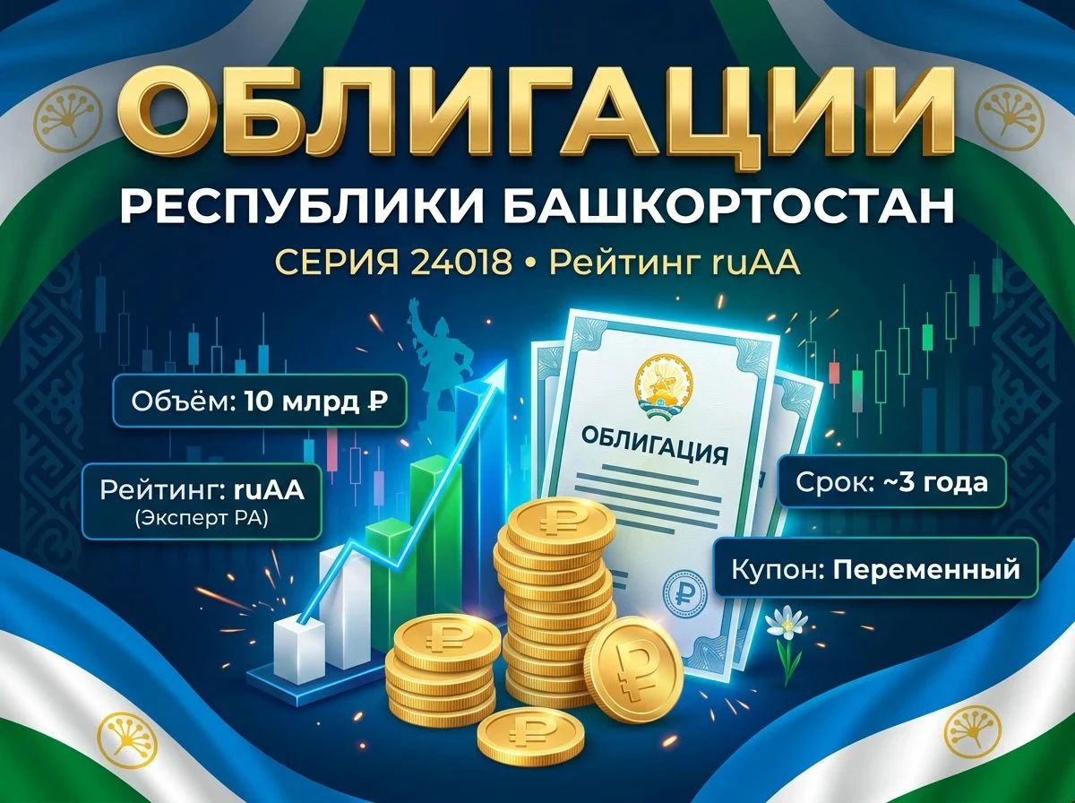 Привет, друзья! 👋 Сегодня разберу для вас параметры предстоящего размещения облигаций Республики Башкортостан - изображение