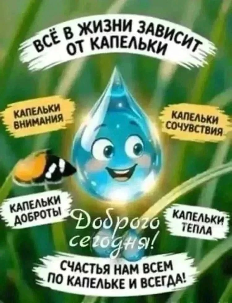 Раздаëшь свои капельки, а в ответ ничего... - изображение