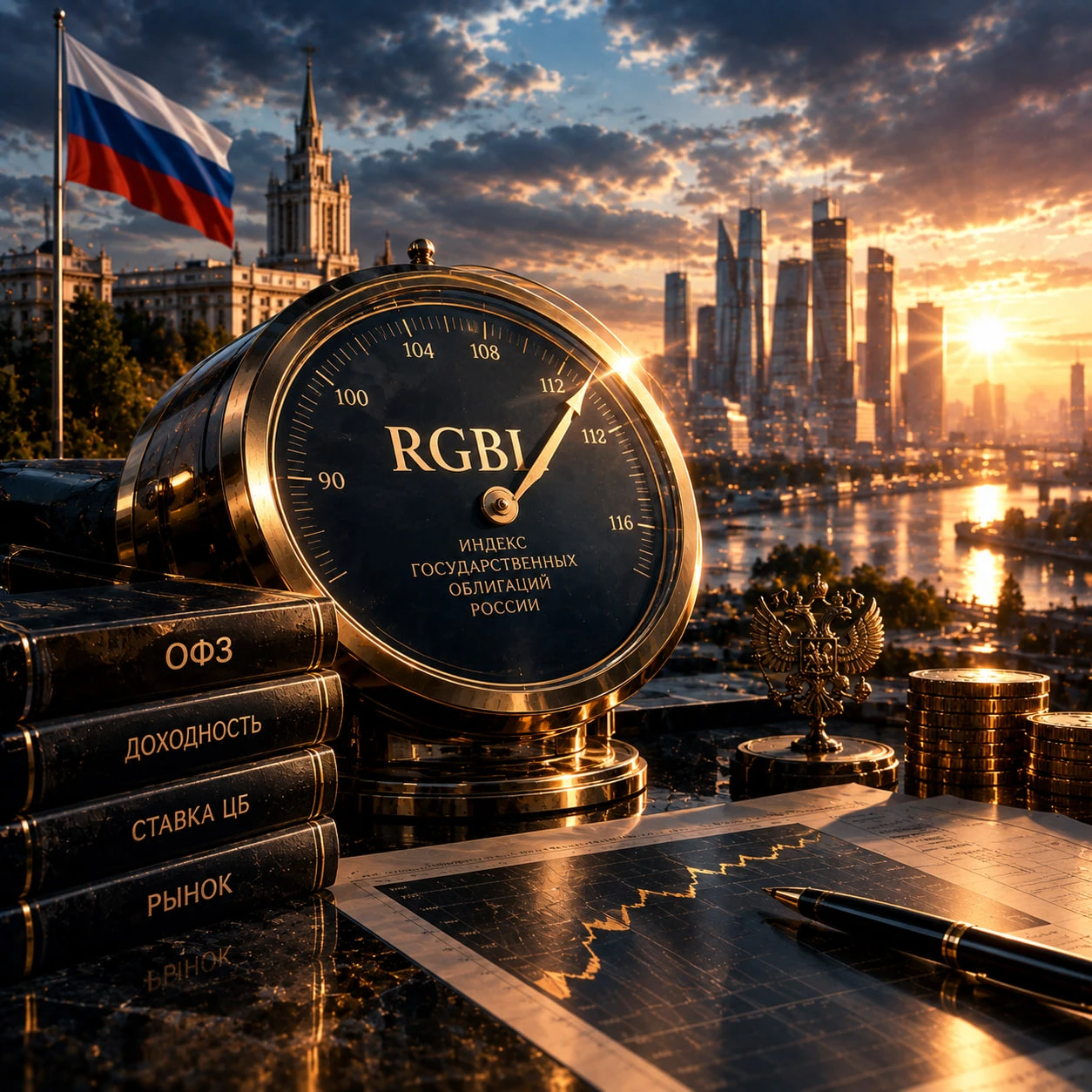 $RGBI - Индекс государственных облигаций России. Его считает 🏦Московская биржа с 31 декабря 2002 года. База - - изображение