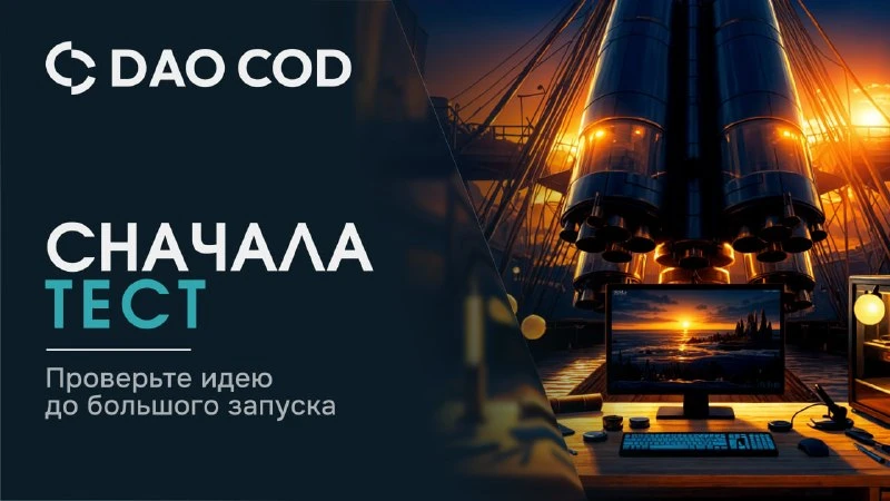 Хорошая идея? Сначала проверьте её на маленьком масштабе До большого запуска часто можно проверить главное: - изображение