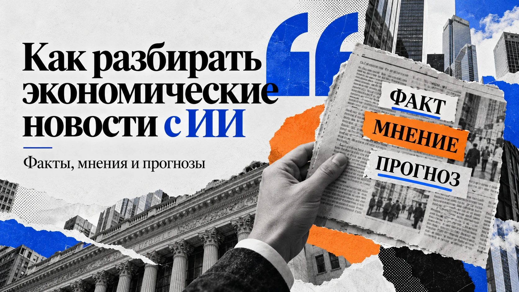 Разбирать экономические новости с ИИ стоит через отдельные утверждения: что произошло, кто это сообщил, где - изображение