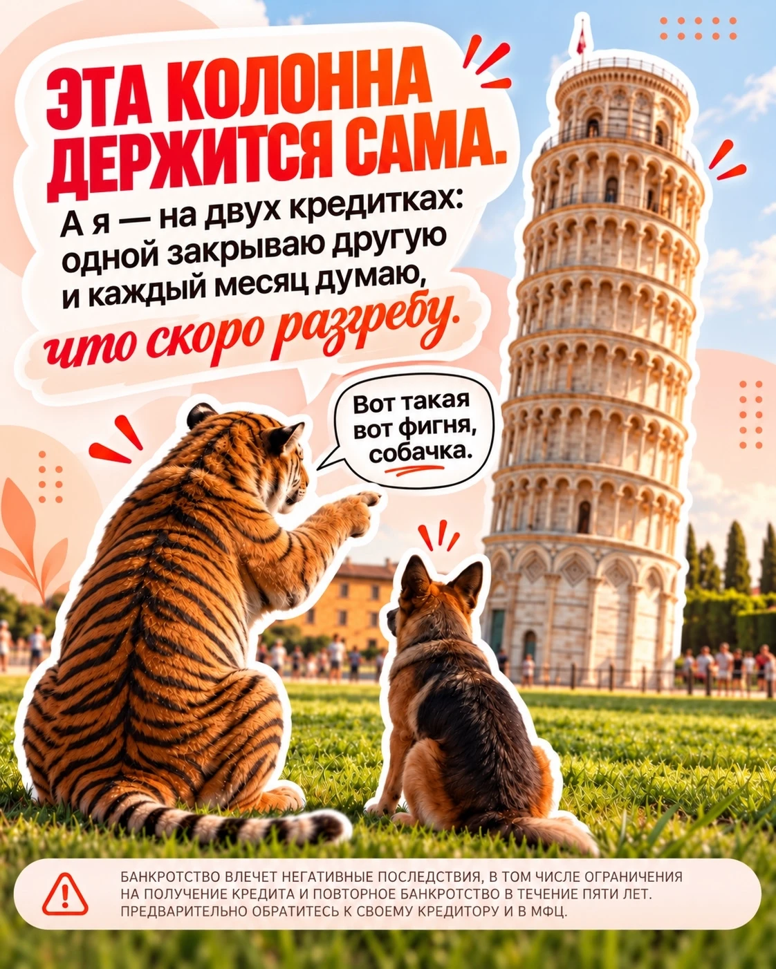 «В следующем месяце точно закрою кредитку». Главное — не уточнять, в каком именно году. Вроде бы и лишнего - изображение