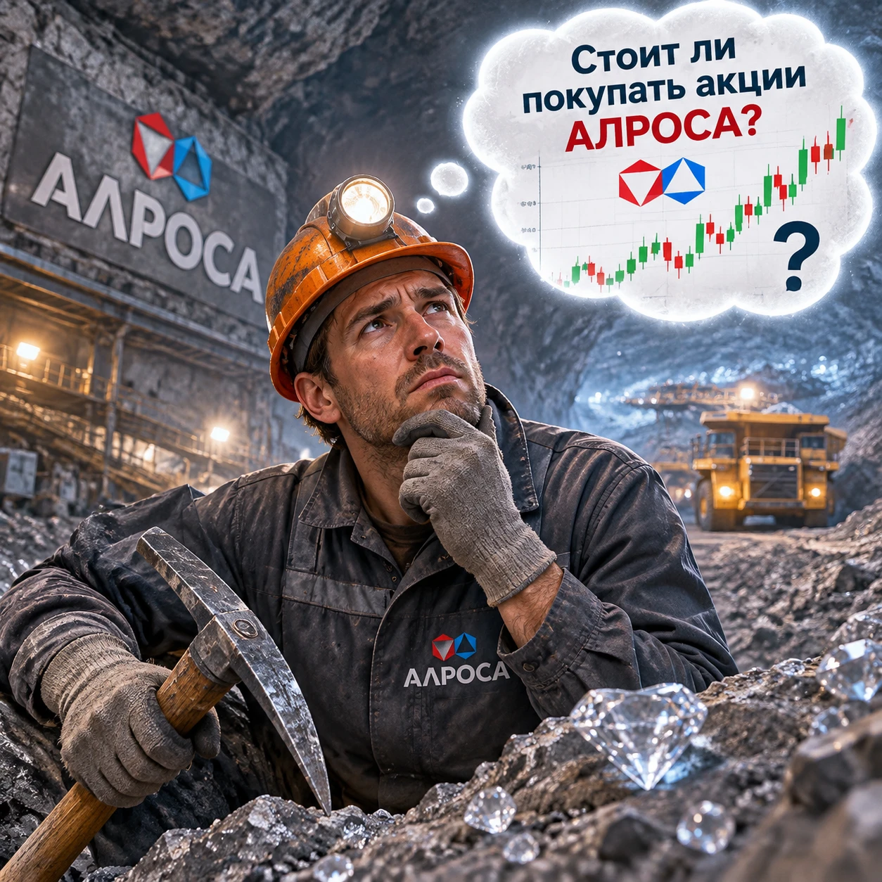Доброго дня коллеги, сегодня у меня на прицеле “ Алроса ” ( $ALRS ). Хочу попробовать разобрать эту компанию, но - изображение