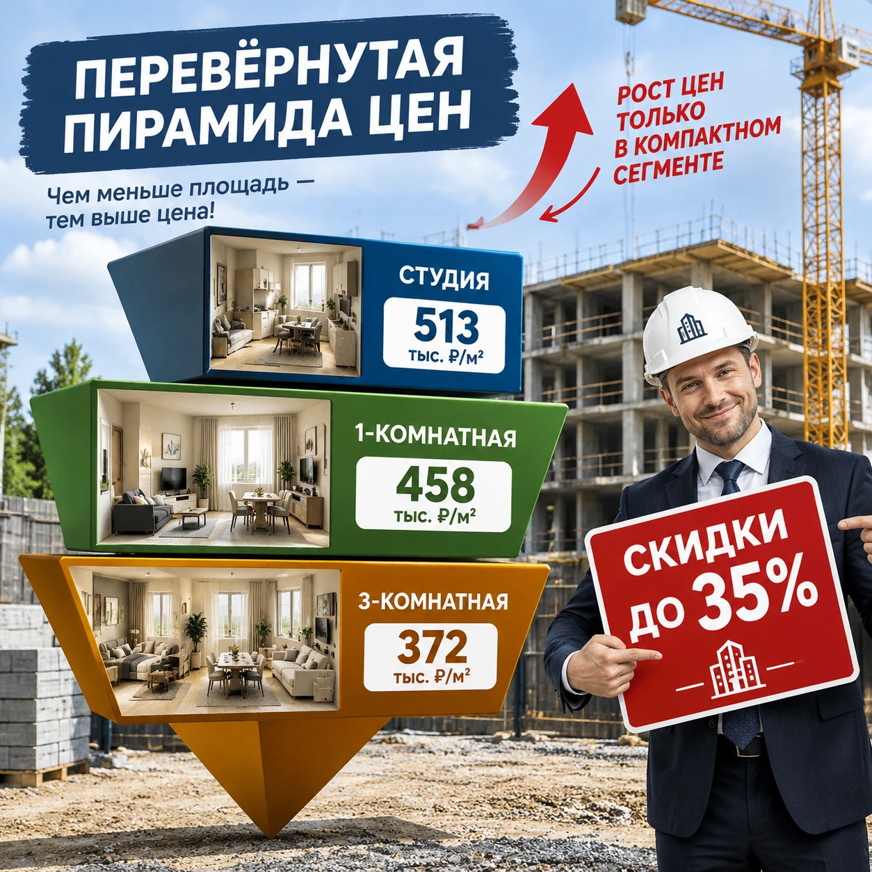 #недвижимость #новостройки #застройщики #Догма #распродажа #ценынаквартиры #студии #трешки #квадратныйметр - изображение