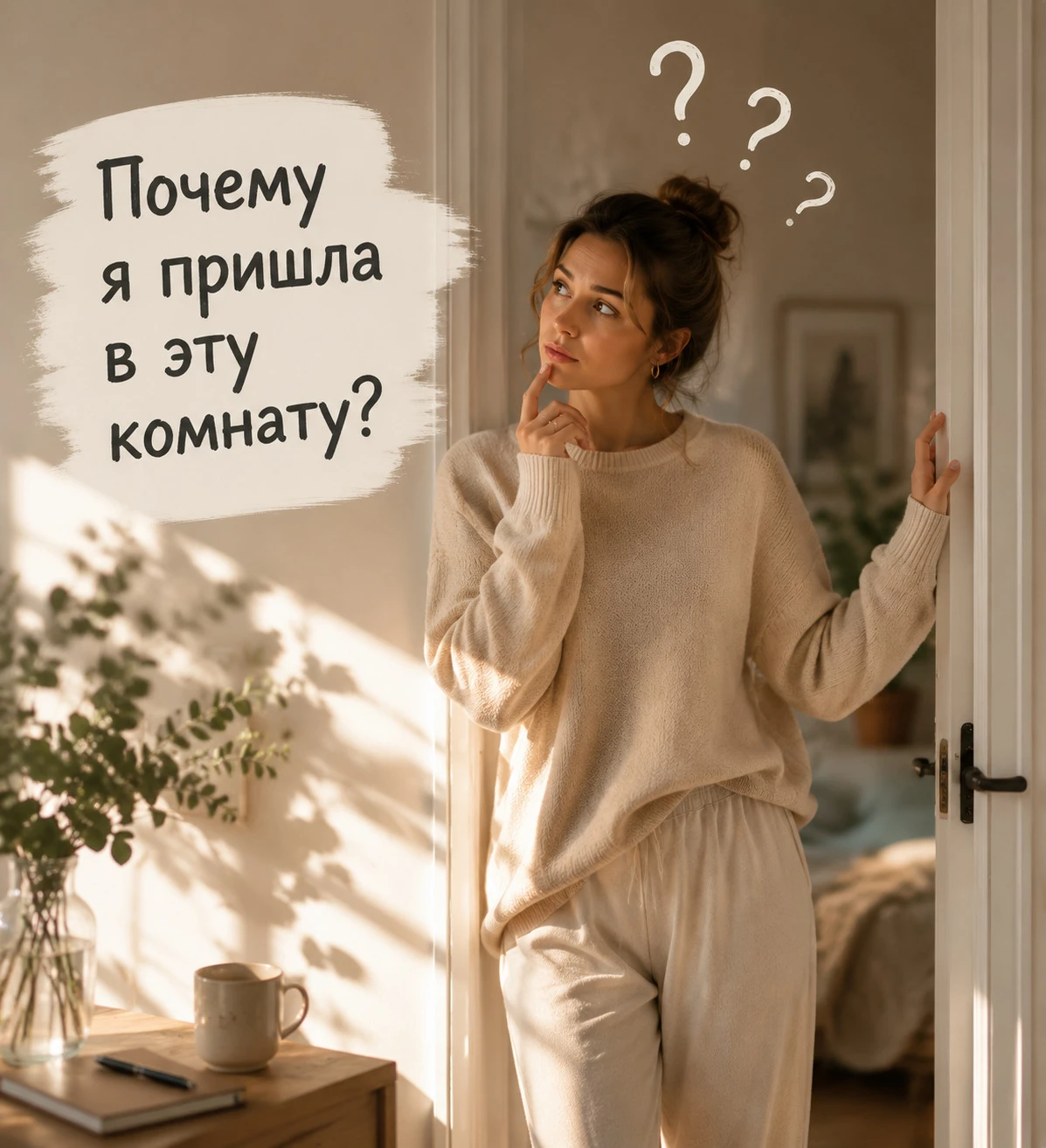 Знакомо? Ты заходишь в комнату с конкретной целью. — взять что-то — ответить на сообщение — сделать дело И уже - изображение