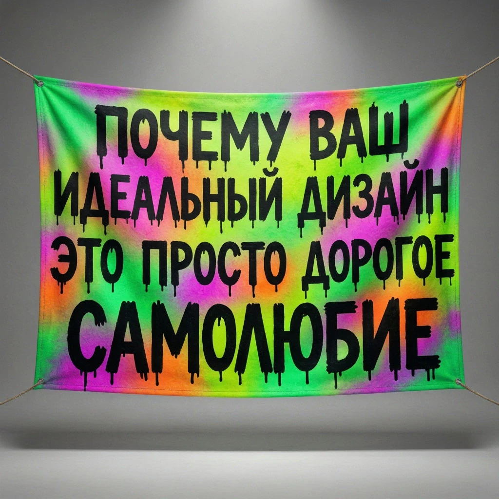 Давайте начнём с признания, которое никто не делает на конференциях по маркетингу: красивая реклама — это часто - изображение