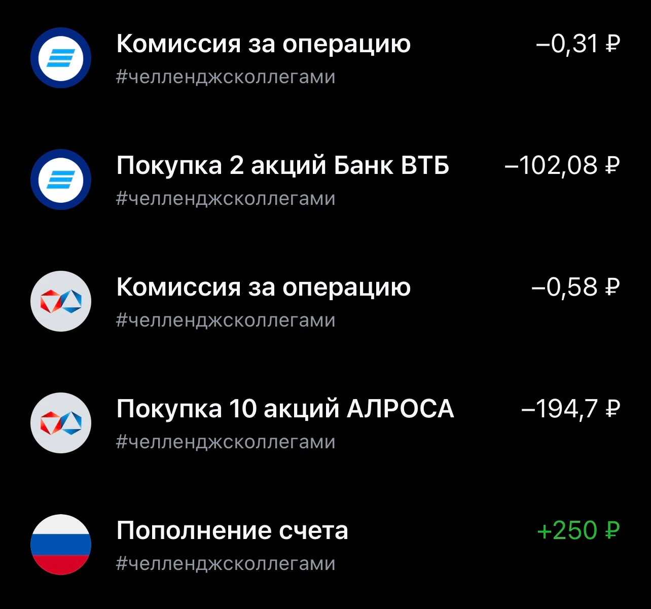 Всем привет! Сегодня покупка #455 Статистика портфеля на стороннем сервисе, можно посмотреть по "​ ссылке " - изображение