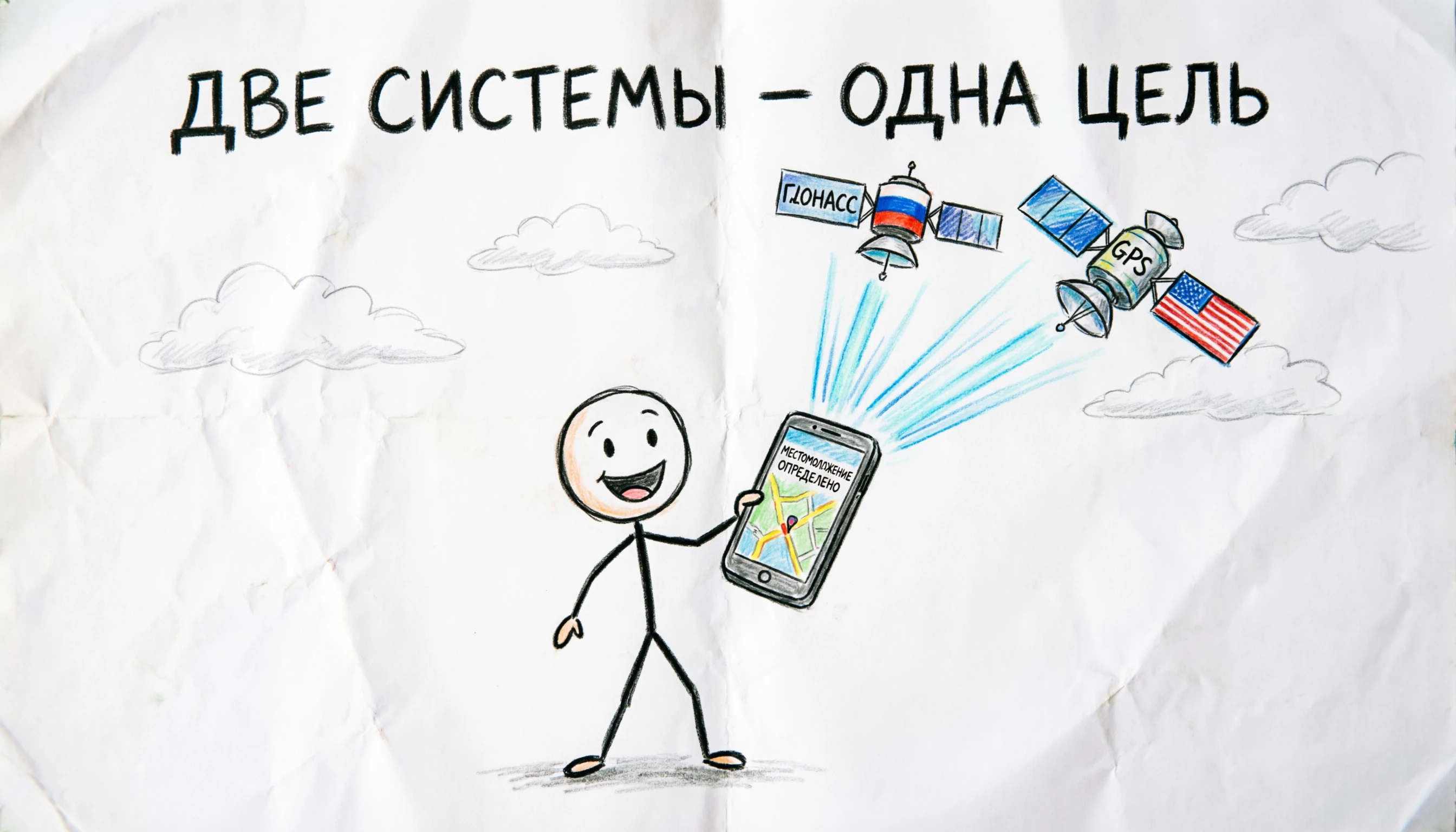Каждый раз, когда мы открываем карты на телефоне, на экране появляется надпись: «GPS». Но мало кто знает, что в - изображение