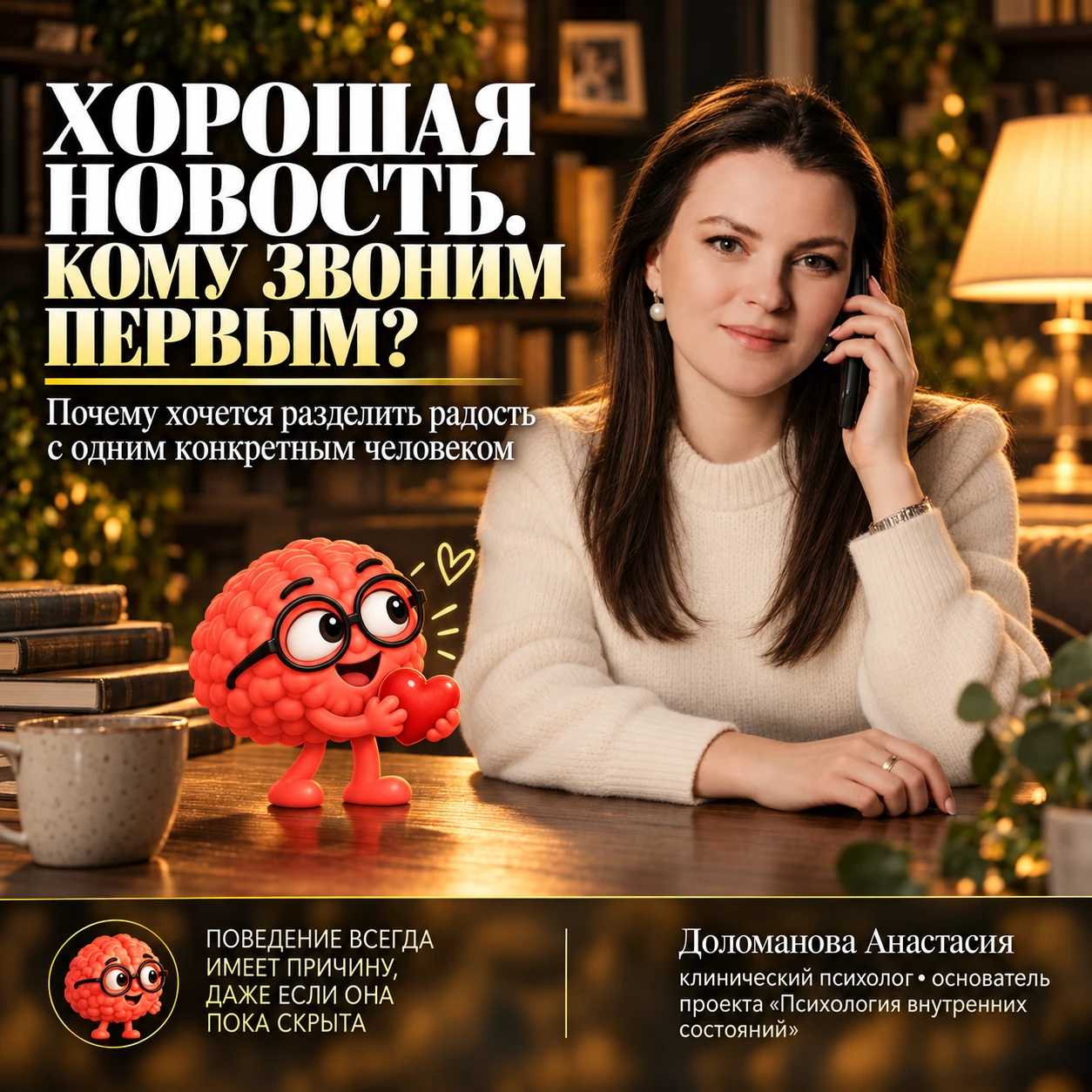 Вам только что сообщили: — вас взяли на работу; — получилось то, чего вы долго ждали; — пришли хорошие - изображение