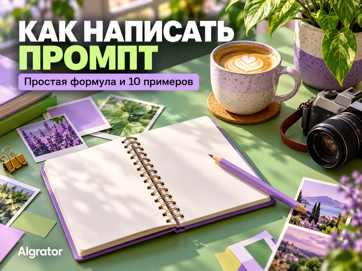 Хороший промпт объясняет, какой результат нужен и по каким признакам вы его примете. Длинное описание без цели - изображение