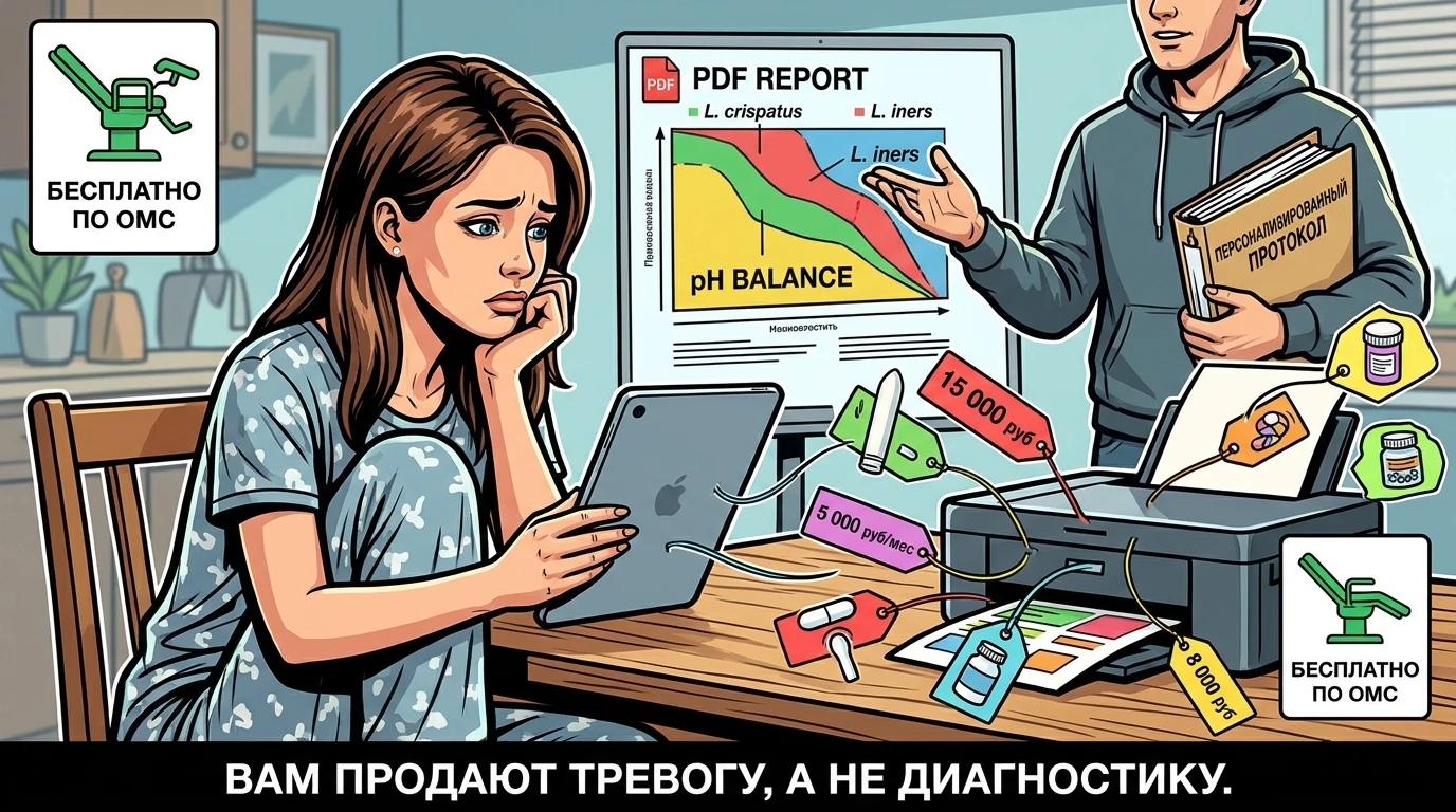 «Срочно сдайте тест на микробиом! У вас нарушена флора! Нужны персонализированные пробиотические свечи!» — - изображение