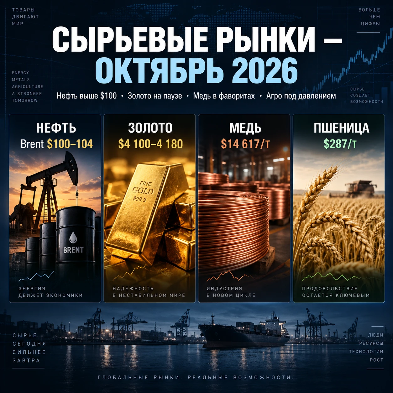 #сырьевые_рынки #обзоррынков #commodities #инвестиции #финансы #аналитика#базарЧто происходит на рынке сырья в - изображение