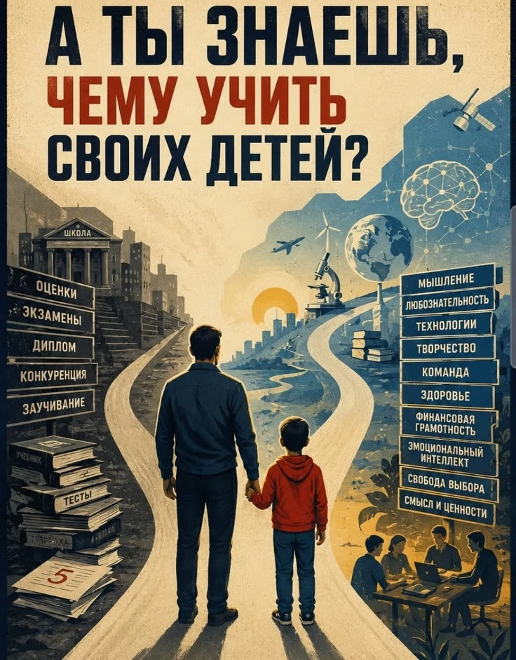 «Как правильно воспитывать своих детей: между оценками и ценностями» Современная школа давит метриками: оценки, - изображение