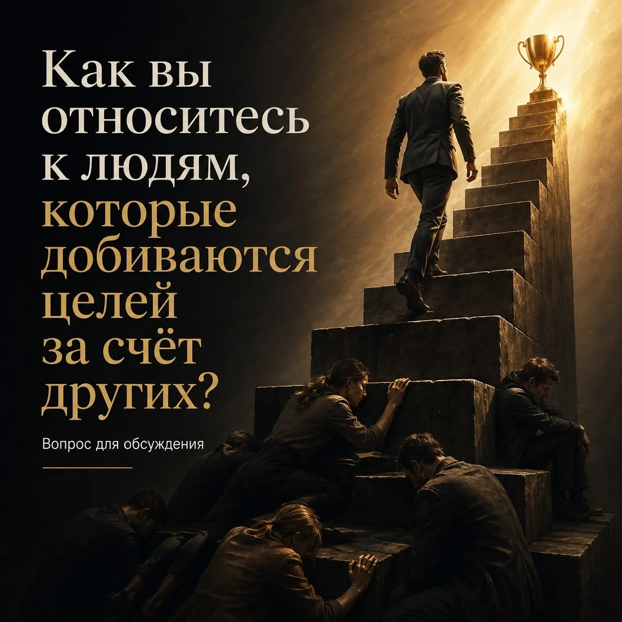 Как часто вы встречаете людей, которые добиваются целей за счёт других? В бизнесе это встречается сплошь и - изображение
