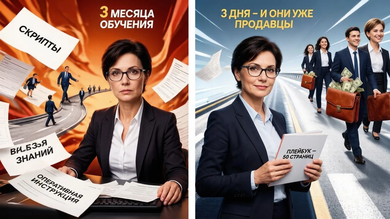 — Алё, привет! Когда новый менеджер начнёт давать результат? — Ну… ему надо освоиться. Месяц-два… — Два месяца? - изображение