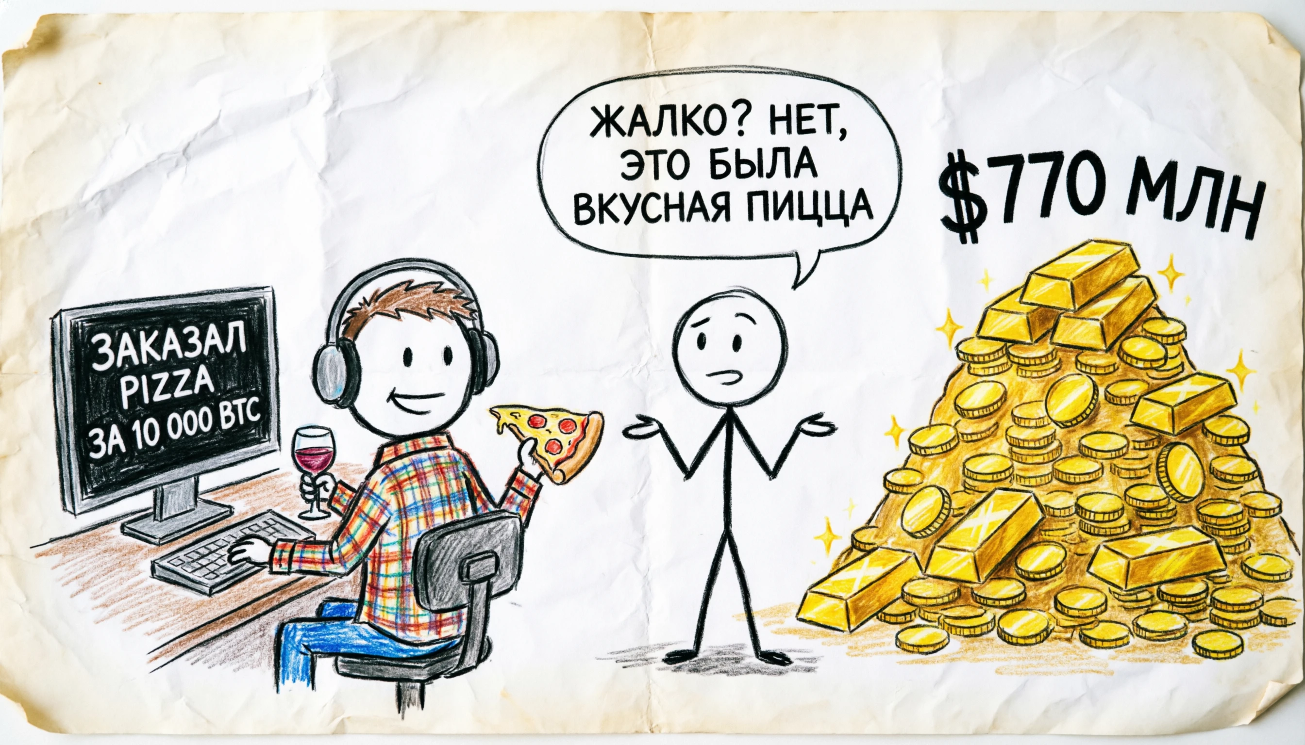 22 мая криптосообщество отметило легендарный праздник — Bitcoin Pizza Day. В этот день в 2010 году разработчик - изображение
