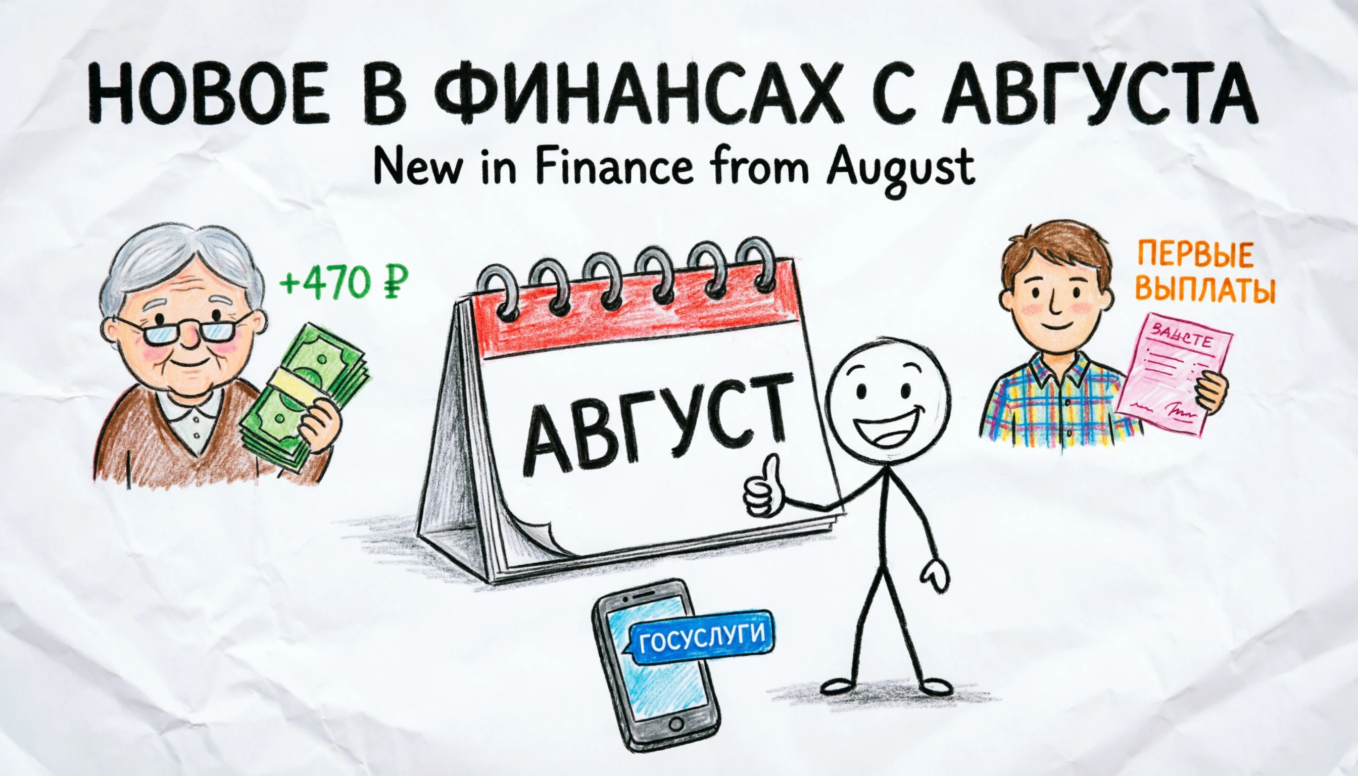 С 1 августа работающие пенсионеры получат прибавку до 470 рублей к страховой пенсии, накопительные пенсии - изображение